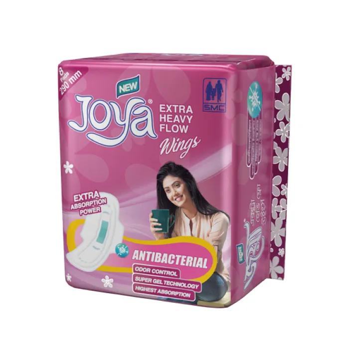 Joya Sanitary Napkin Extra Heavy Flow Wings 8 Pads Single Pack I dHealth